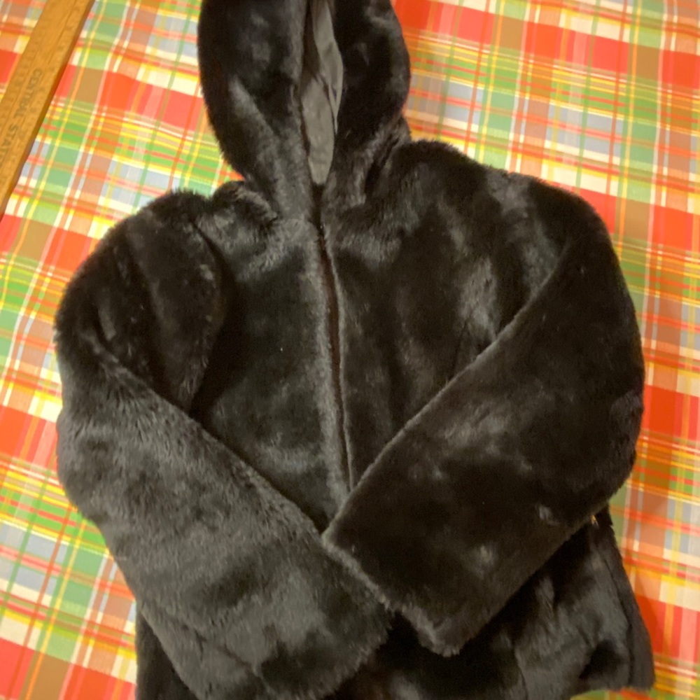 Faux fur coat